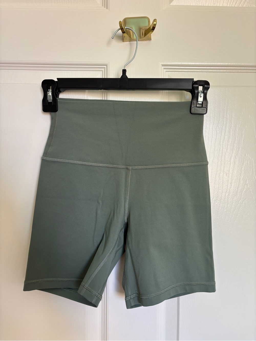 Lululemon Align High-Rise Short 6” Grey Eucalyptus Size 4